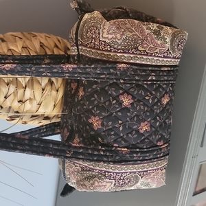 Vera Bradley Vintage 90's Rare Retired Petit Point Duffel Shoulder Bag